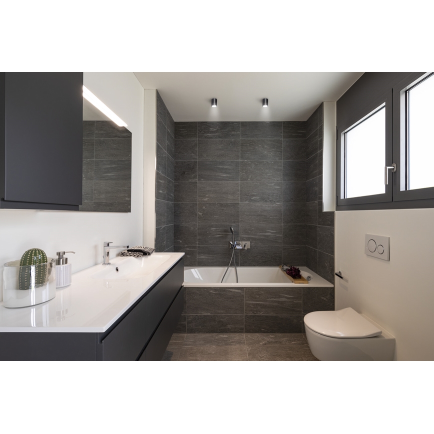 Kanlux 33361 - Екстериорен спот AQILO 1xGU10/7W/230V IP65 черен