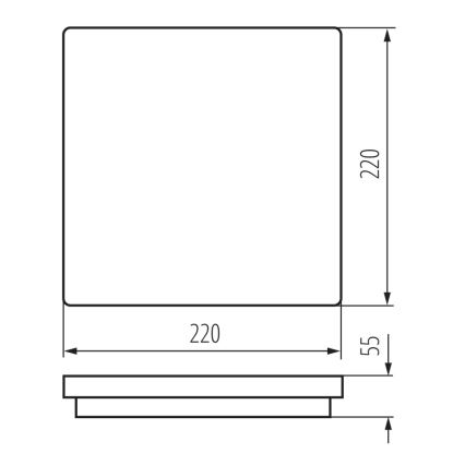 LED Лампа за прикрепяне BENO LED/18W/230V 3000K бяла IP54