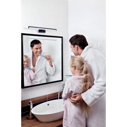 LED Лампа за огледало в баня ASTIM LED/8W/230V IP44 черен