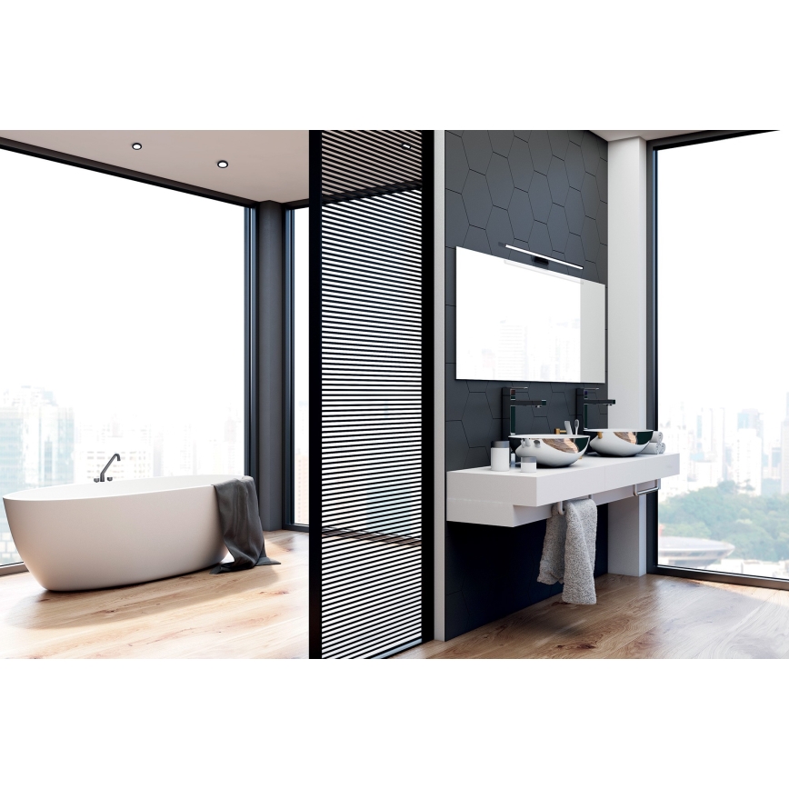 LED Лампа за огледало в баня ASTIM LED/12W/230V IP44 черен