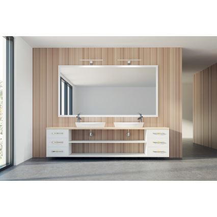 LED Лампа за огледало в баня ASTIM LED/12W/230V IP44 матов хром