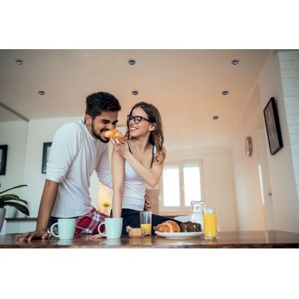 Лампа за вграждане ELICEO GU10/10W черна