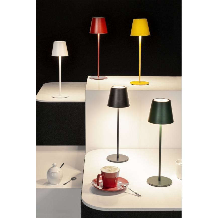 LED Димируема акумулаторна настолна лампа INITA LED/1,2W/1800 mAh IP54 жълт