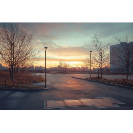 LED Улична лампа PARCOLI LED/30/40/50W/230V 3000/4000/6500K IP66 сив