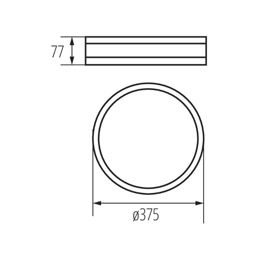 Плафон JASMIN 2xE27/20W/230V Ø 37,5 см златист дъб