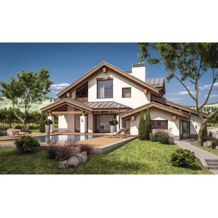 Външно стеново осветително тяло PEVO 1xGX53/11W/230V IP44 антрацит