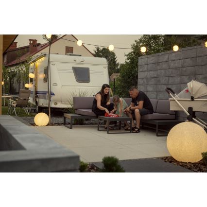 Външна лампа STONO 1xE27/15W/230V Ø 23 см IP65