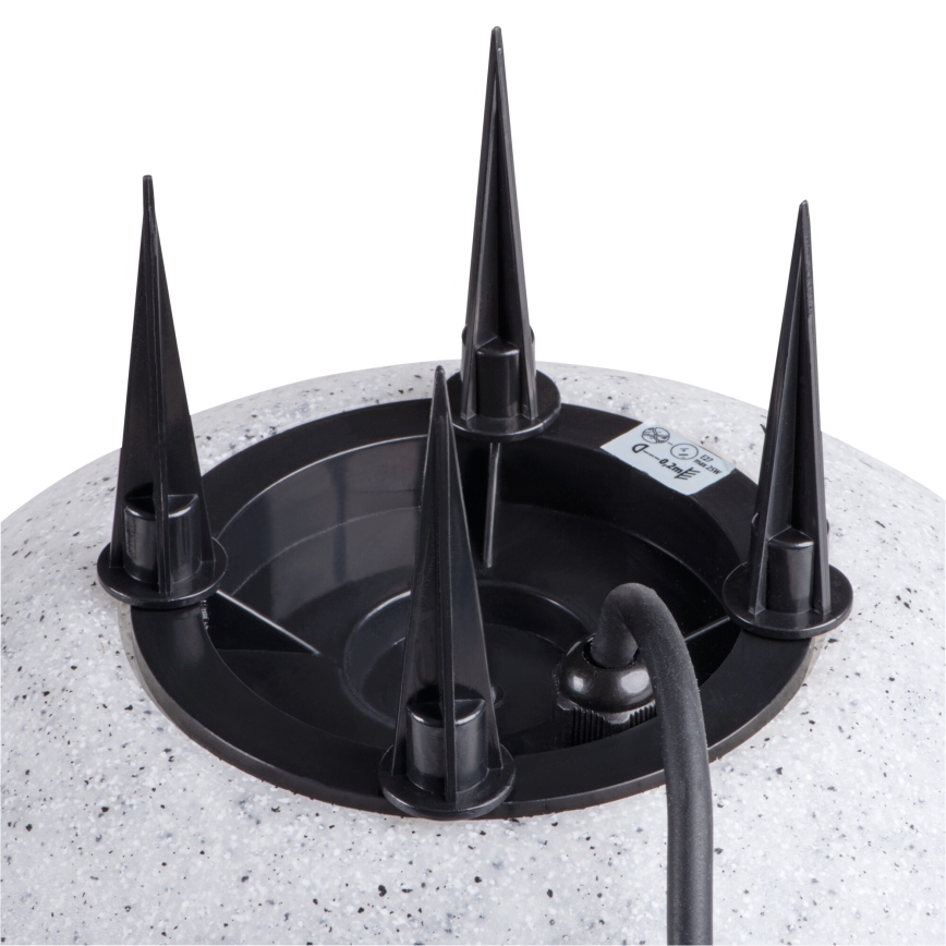 Външна лампа STONO 1xE27/15W/230V Ø 23 см IP65