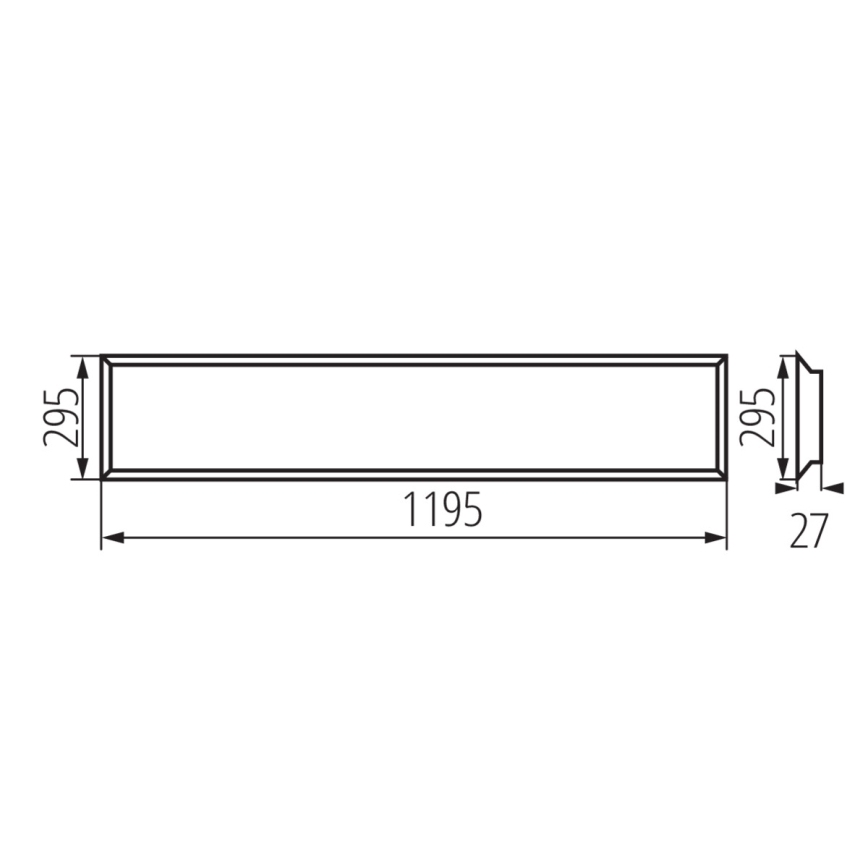 LED панел за окачен таван BLINGO LED/34W/230V 120x30 см UGR&lt;16