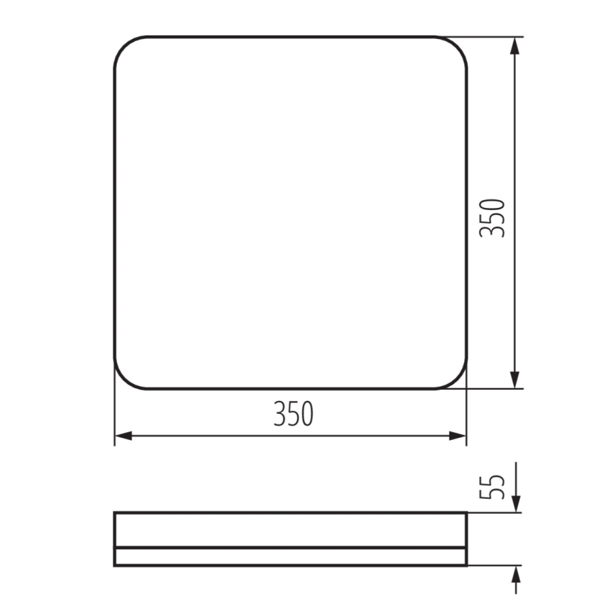 LED Индустриална лампа за таван със сензор за движение IPER LED/35W/230V IK10 IP65 ъглов бял