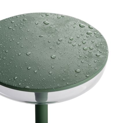 Kanlux 37313- LED Димируем акумулаторна лампа FLUXY LED/1,7W/1800 mAh IP44 зелен