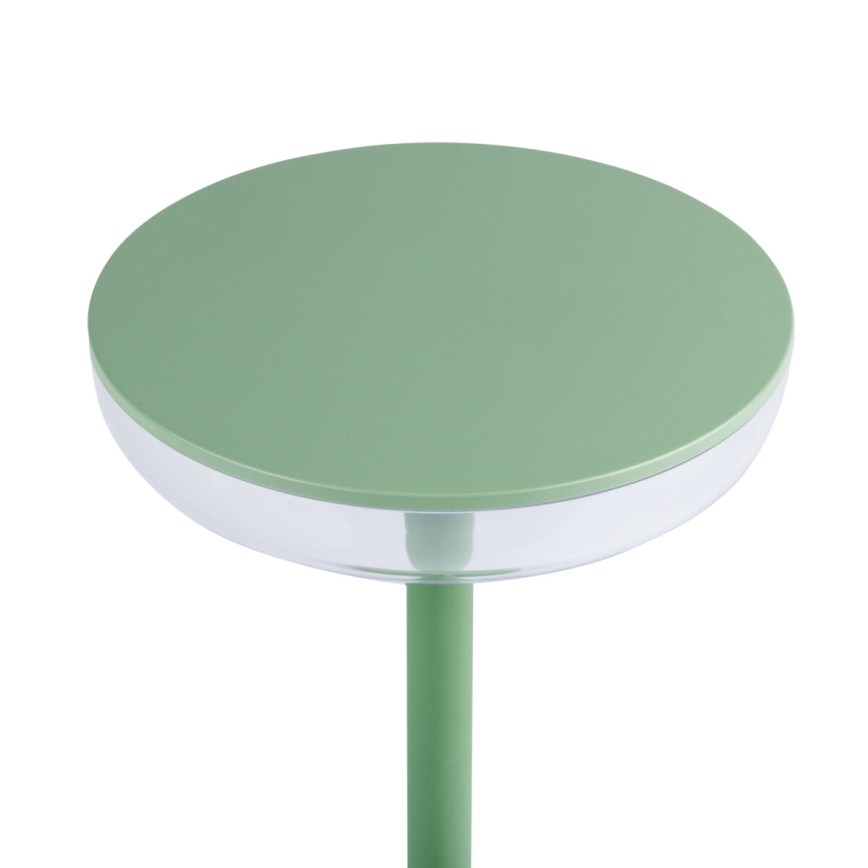 Димируема презареждаема LED лампа FLUXY LED/1,7W/1800 mAh IP44 зелена