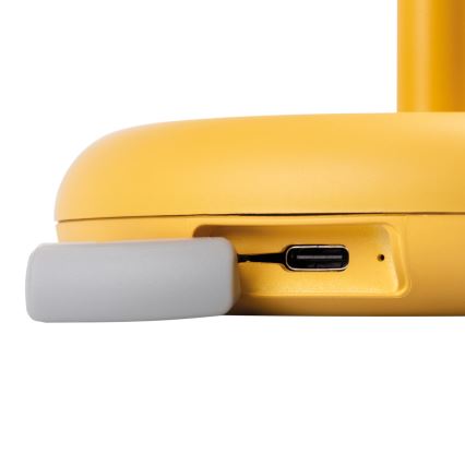 LED димируема презареждаема лампа FLUXY LED/1,7W/1800 mAh IP44 жълта