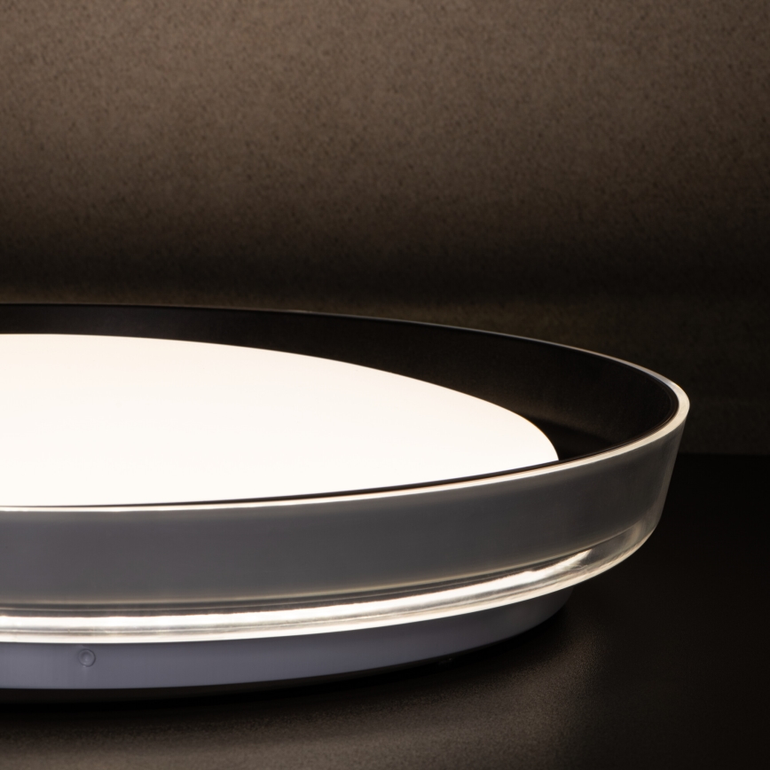 LED Плафониера NIFU LED/17,8W/230V Ø 43 см бял/черен