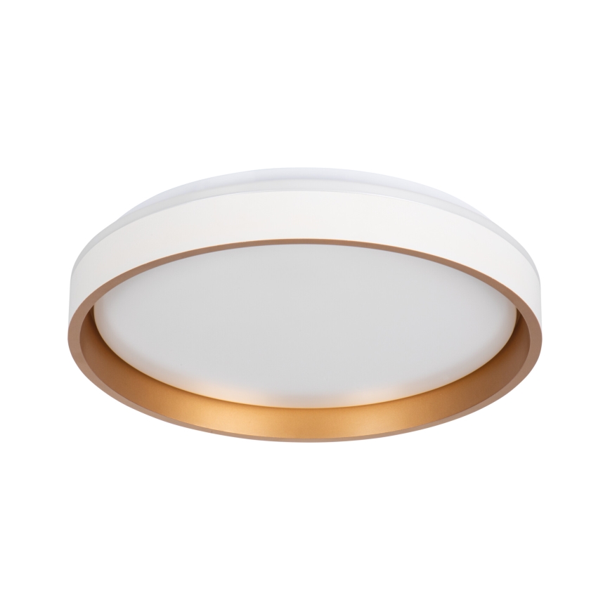 LED Плафониера SOLN LED/17,5W/230V Ø 38 см бял/златист