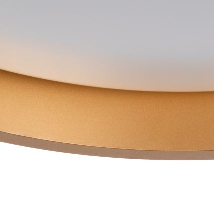 LED Плафониера SOLN LED/17,5W/230V Ø 38 см бял/златист