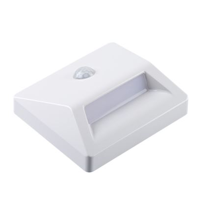 Kanlux 37392 - LED Лампа за вграждане със сензор за движение и здрач IRS LED/0,3W/3xAAA IP54 бял