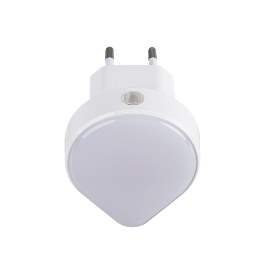 Kanlux 37396 - LED Димируем ориентация лампа със сензор за здрач за контакт ULOV LED/0,5W/230V бял