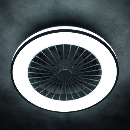 LED Димируем плафон с вентилатор PLAVE LED/48W/230V 3000/4000/6500K + дистанционно управление