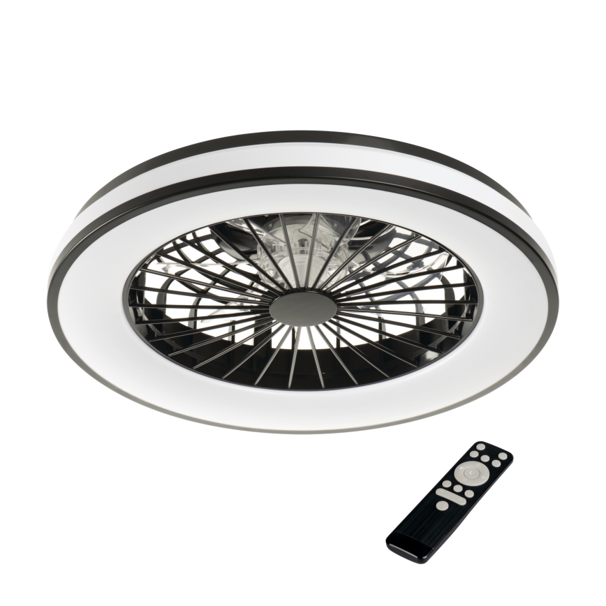 LED RGBW Димируем плафон с вентилатор PLAVE LED/48W/230V 3000/4000/6500K + дистанционно управление