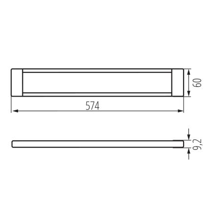 LED Регулируемо осветление за мебели DAXA LED/9W/24V 3000/4000/5500K
