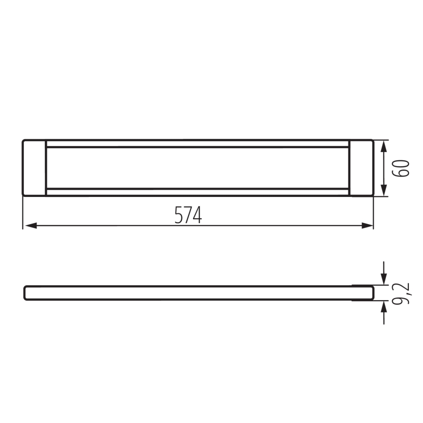 LED Регулируемо осветление за мебели DAXA LED/9W/24V 3000/4000/5500K