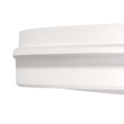 Екстериорна LED лампа за таван BENO E LED/12W/230V 3000/4000/6500K Ø 20 см IP65 бял