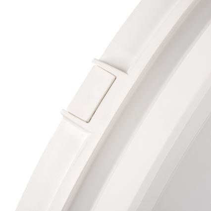 Екстериорна LED лампа за таван BENO E LED/12W/230V 3000/4000/6500K Ø 20 см IP65 бял
