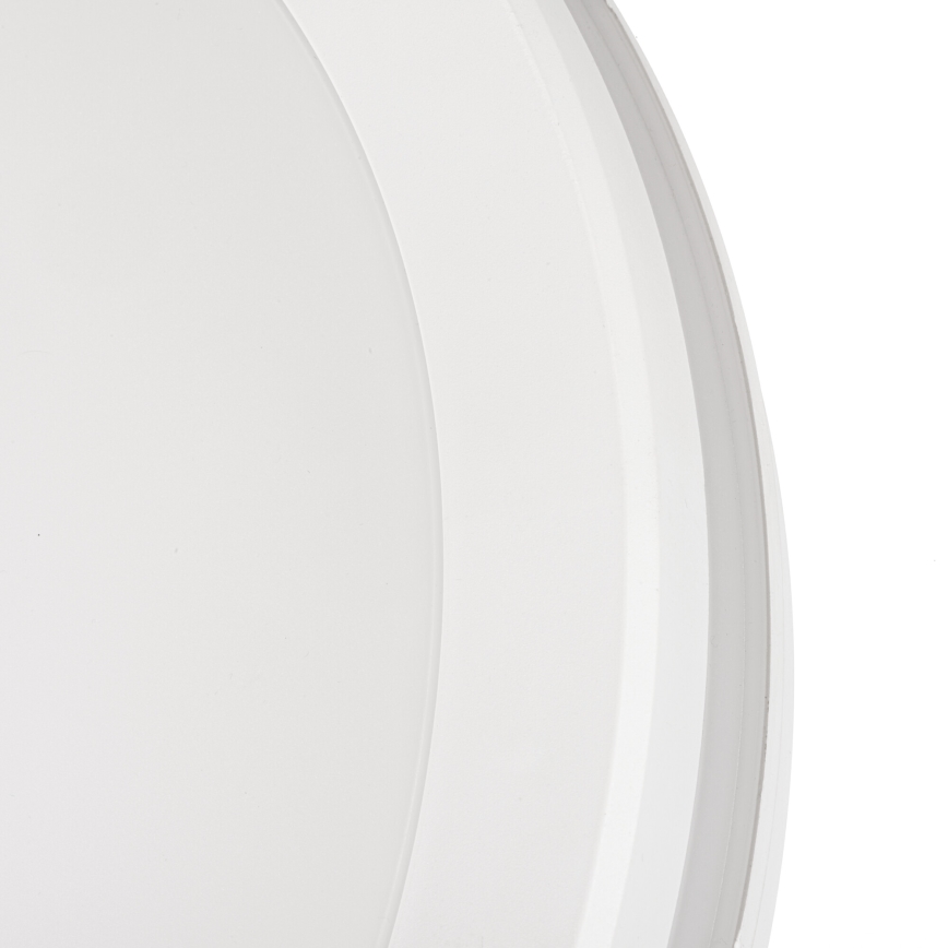 Екстериорна LED лампа за таван BENO E LED/20W/230V 3000/4000/6500K Ø 20 см IP65 бял