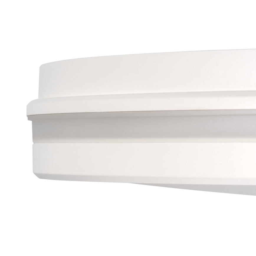 Екстериорна LED лампа за таван BENO E LED/20W/230V 3000/4000/6500K Ø 20 см IP65 бял