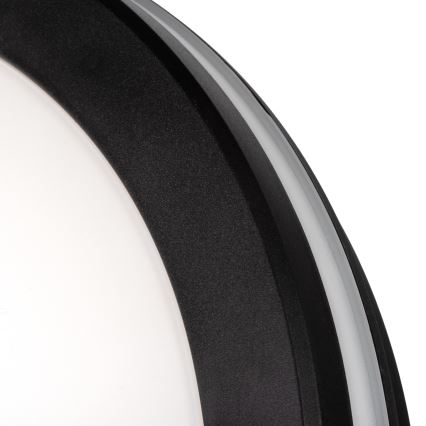 Екстериорна LED лампа за таван BENO E LED/20W/230V 3000/4000/6500K Ø 20 см IP65 черен
