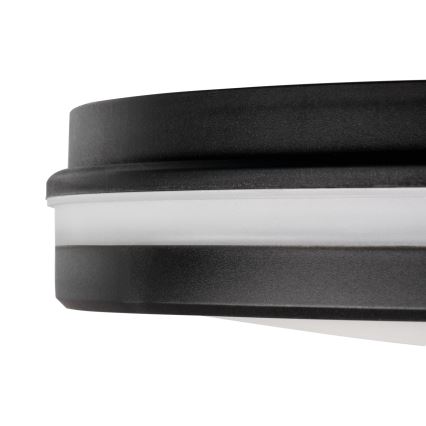 Екстериорна LED лампа за таван BENO E LED/40W/230V 3000/4000/6500K Ø 40 см IP65 черен