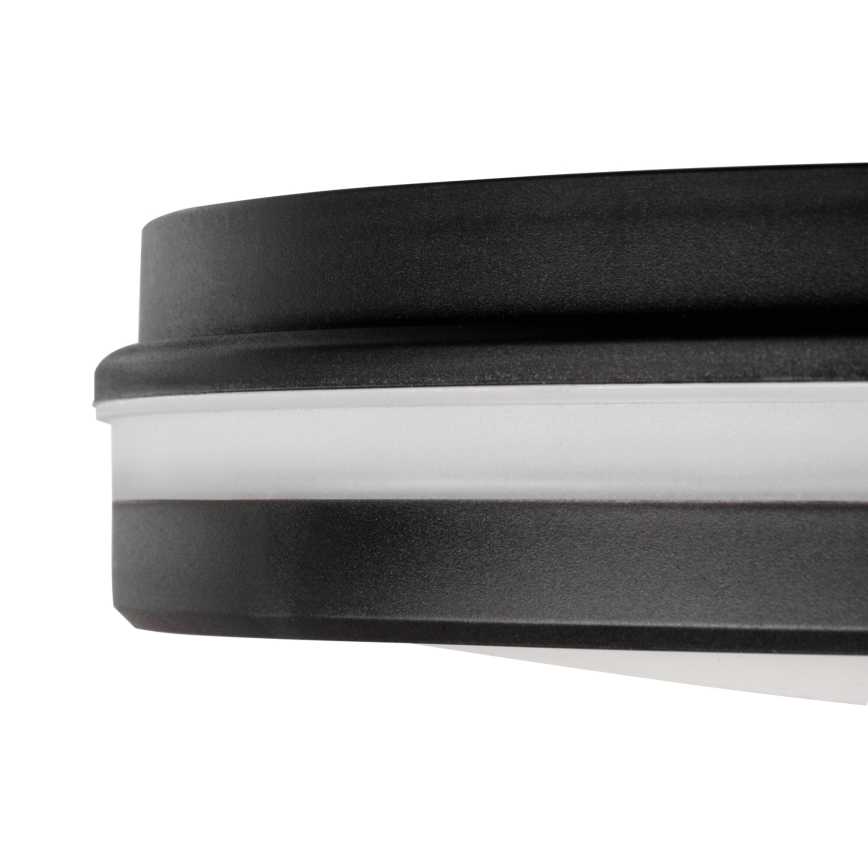 Екстериорна LED лампа за таван BENO E LED/40W/230V 3000/4000/6500K Ø 40 см IP65 черен
