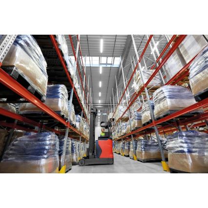LED индустриална флуоресцентна лампа MAH MAX LED/38W/230V 4000K IP65 черен