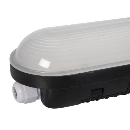 LED индустриална флуоресцентна лампа MAH MAX LED/38W/230V 4000K IP65 черен