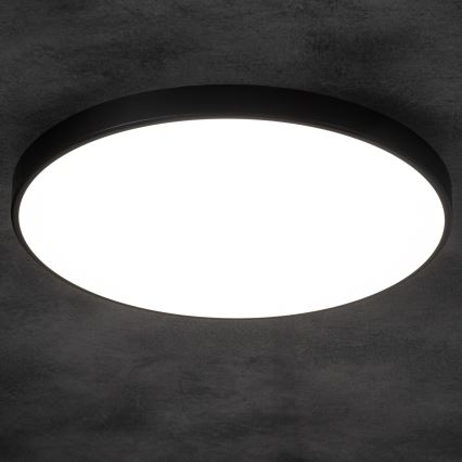 LED Димируем плафон PLAFON LED/20W/230V 3000-6500K Wi-Fi черен