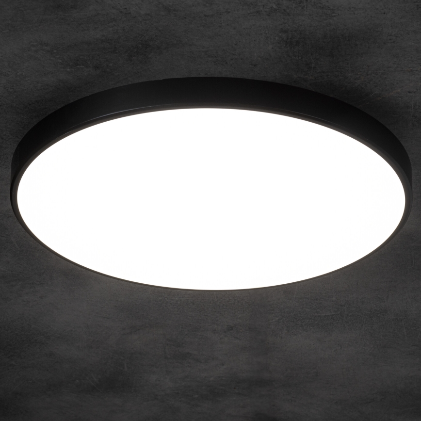 LED Димируем плафон PLAFON LED/20W/230V 3000-6500K Wi-Fi черен