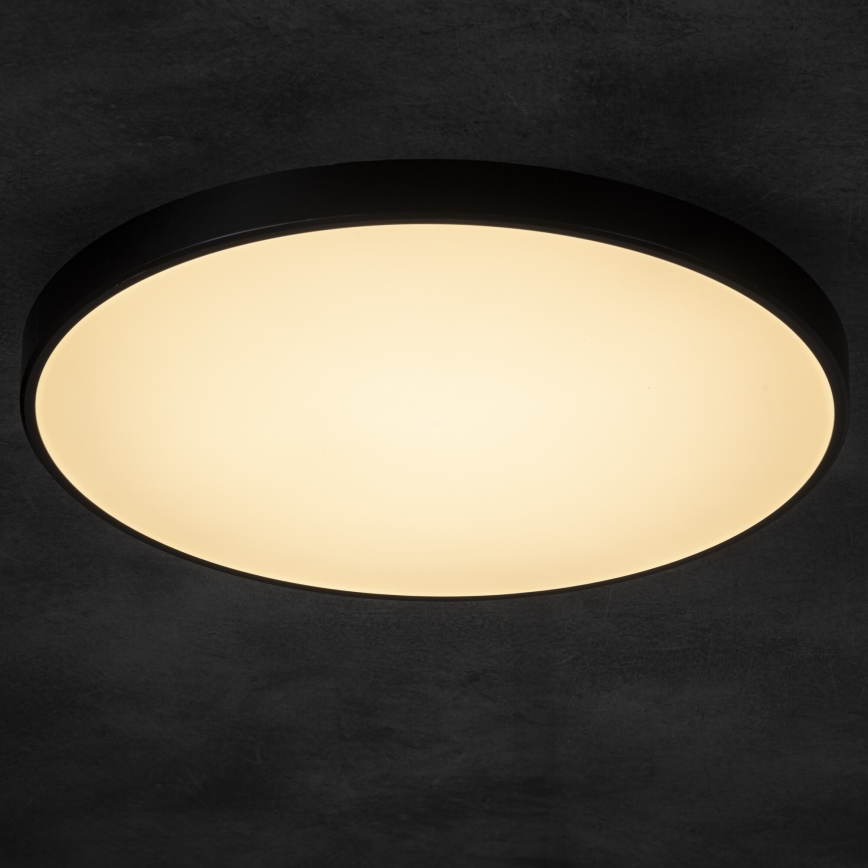 LED Димируем плафон PLAFON LED/20W/230V 3000-6500K Wi-Fi черен