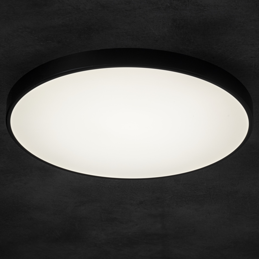 LED Димируем плафон PLAFON LED/20W/230V 3000-6500K Wi-Fi черен