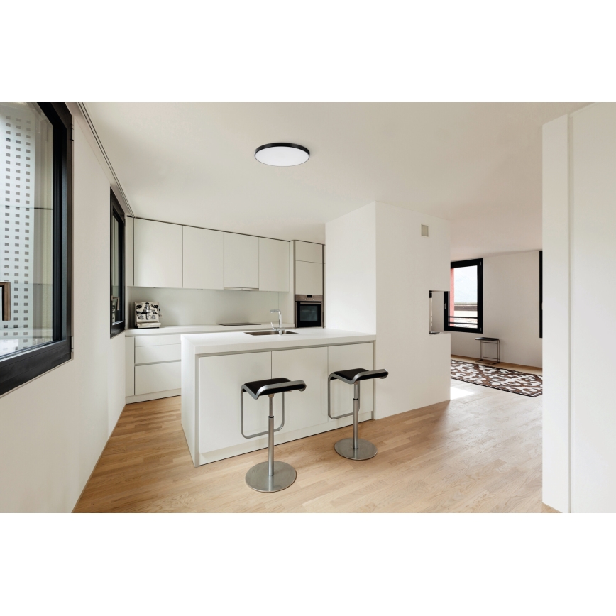 LED Димируем плафон PLAFON LED/20W/230V 3000-6500K Wi-Fi черен