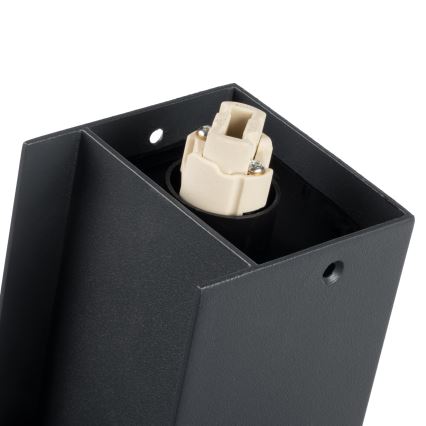 Външно стенна лампа DASTEN 1xG9/11W/230V IP44 черен