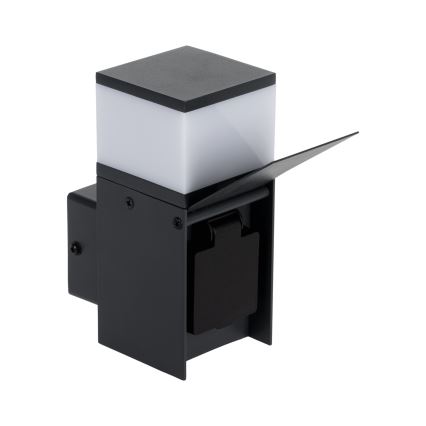 Екстериорен аплик с букса DASTEN 1xG9/11W/230V IP44 черен