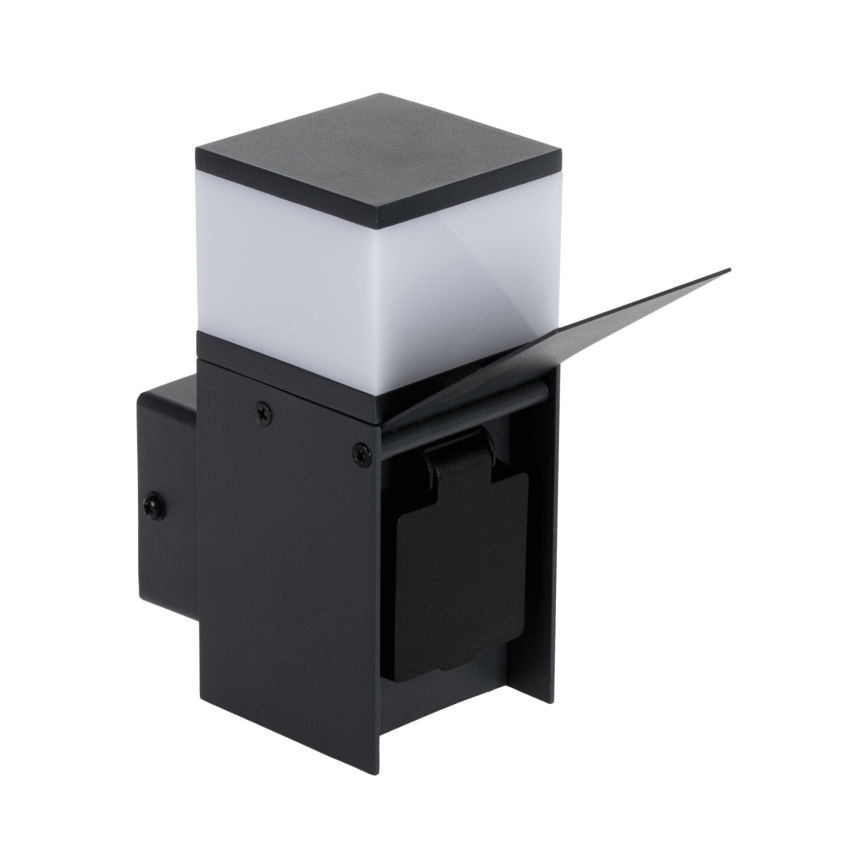 Екстериорен аплик с букса DASTEN 1xG9/11W/230V IP44 черен