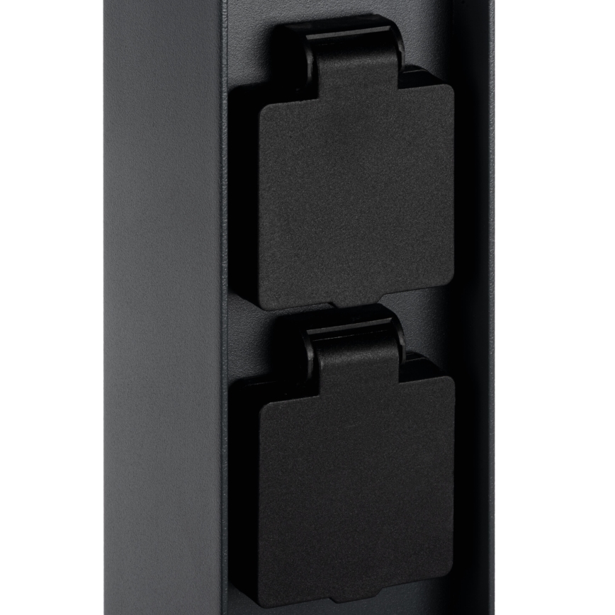 Екстериорна лампа с 2 контакта DASTEN 1xG9/11W/230V 30 см IP44 черен