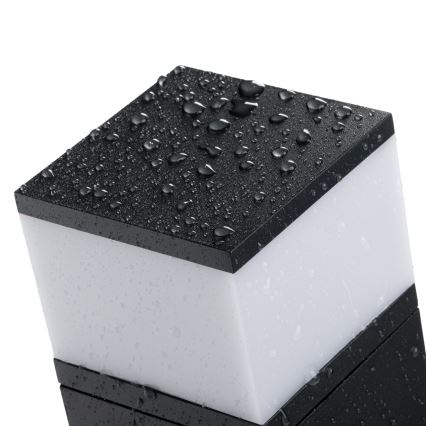 Екстериорна лампа с 2 контакта DASTEN 1xG9/11W/230V 30 см IP44 черен