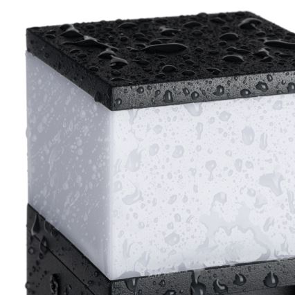 Екстериорна лампа с 2 контакта DASTEN 1xG9/11W/230V 30 см IP44 черен