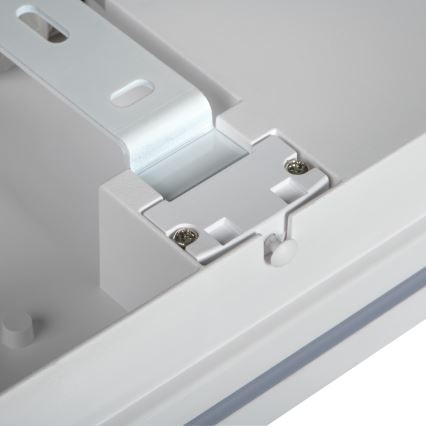 Екстериорна LED лампа за таван със сензор за движение BENO LED/24/30W/230V 3000/3500/4000K IP65 бял ъглов