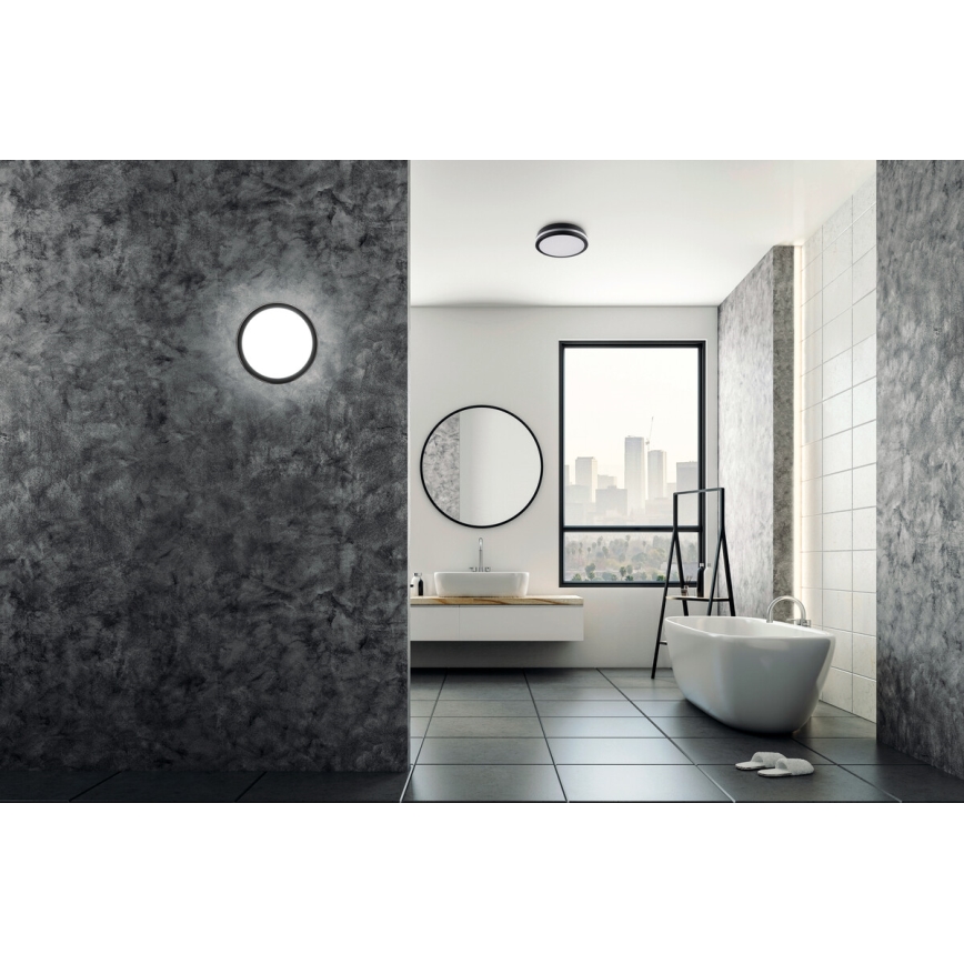 Екстериорна LED лампа за таван BENO LED/24/30W/230V 3000/3500/4000K IP65 антрацит кръгъл