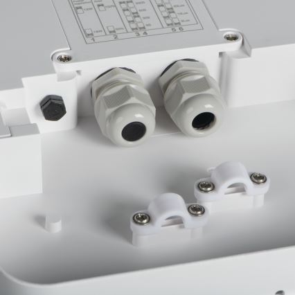 Екстериорна LED лампа за таван със сензор за движение BENO LED/24/30W/230V 3000/3500/4000K IP65 бял кръгъл