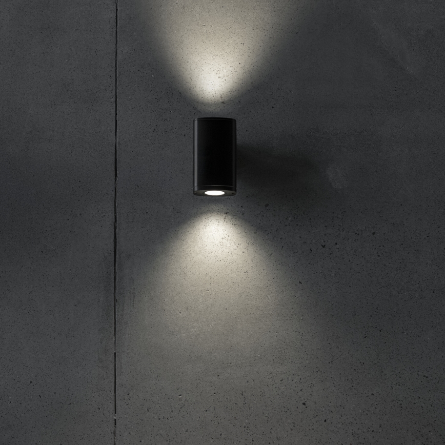 Екстериорен аплик ZEVI 2xGU10/10W/230V IP54 черен